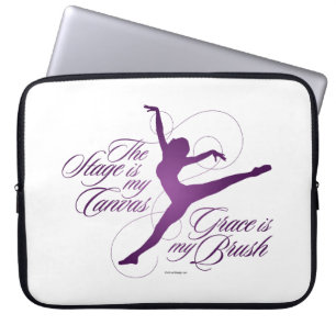 Grace Is My Brush (Dance) Laptop Sleeve
