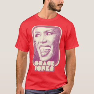 Grace Jones Retro Style 80s Aesthetic Design T-Shirt