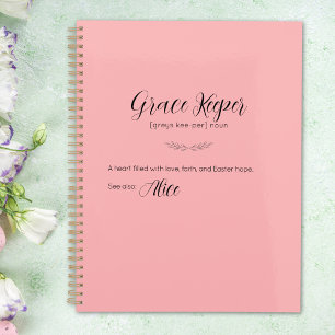 Grace Keeper Personalized Easter Bunny Planner