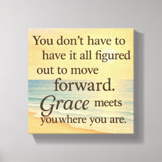 Grace Meets You – Uplifting Ocean-Inspired Canvas Print