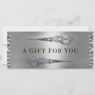 Grace Monroe Double Scissors Gift Certificate Announcement