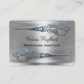 Grace Monroe Double Scissors Professional Business Card