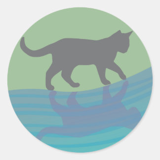 Grace of the River Classic Round Sticker