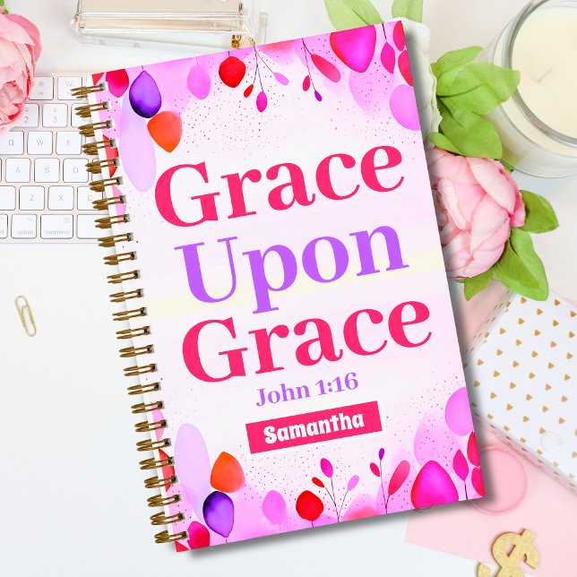 Grace on Grace Boho Christian Ado Girl Journal (Créateur téléchargé)