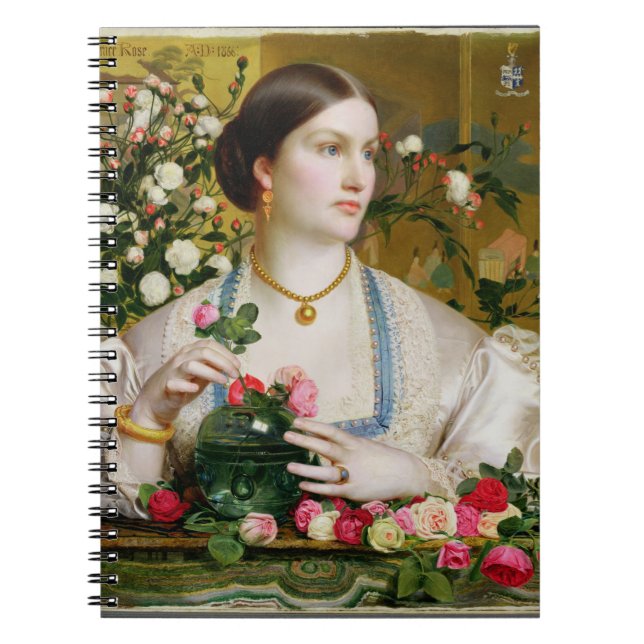 Grace Rose, 1866 (oil on panel) Notebook (Front)