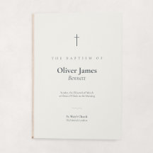 Grace Stone Minimal Cross Folded Baptism