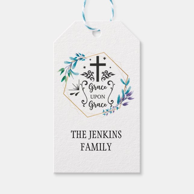 Grace Upon Grace Gift Tags (Front)