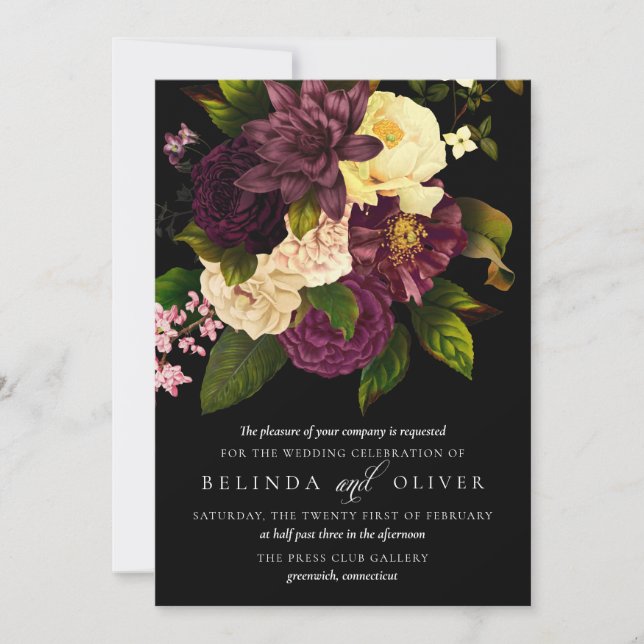 Grace Vintage Wedding Invitations (Front)