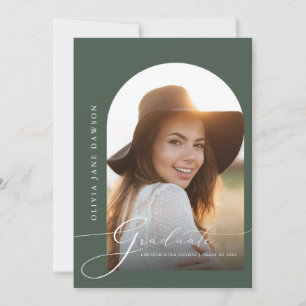 Graceful Arch Graduation Announcement