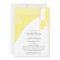 Graceful Bride Bridal Shower Invitation Yellow