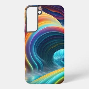 Graceful Bright Rainbow Waterfall Samsung Galaxy Case