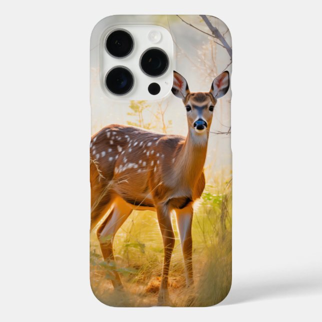 Graceful Deer in the Forest Nature Design Case-Mate iPhone Case (Back)