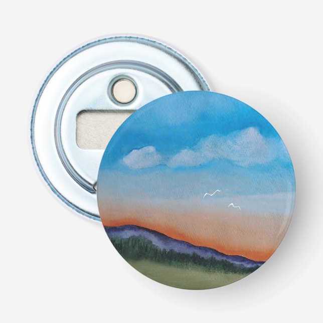 Graceful Gloing Hills Bottle Opener (Front)