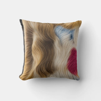 Graceful Handstand: Eastern European Beauty  Throw Pillow