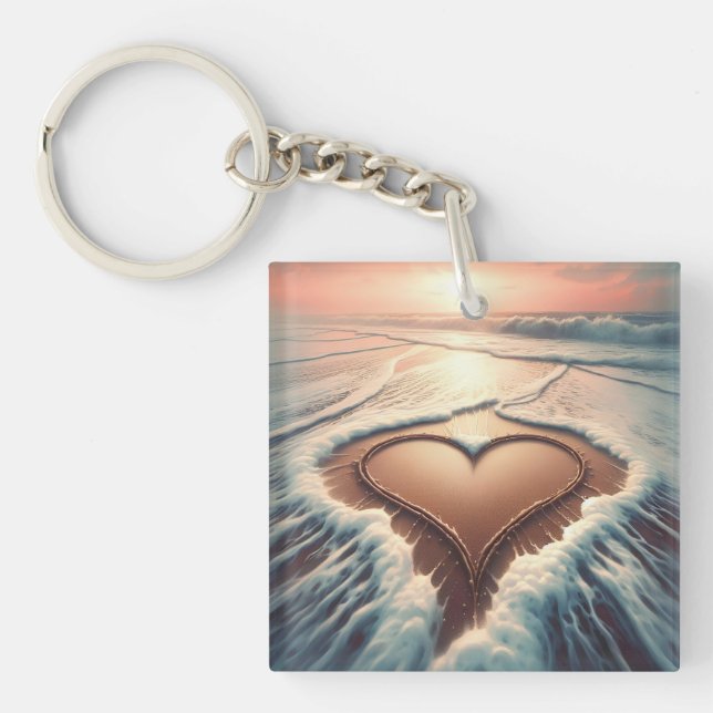 “Graceful Heart” Keychain (Front)