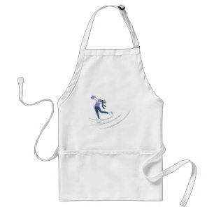 Graceful Ice Skater Standard Apron