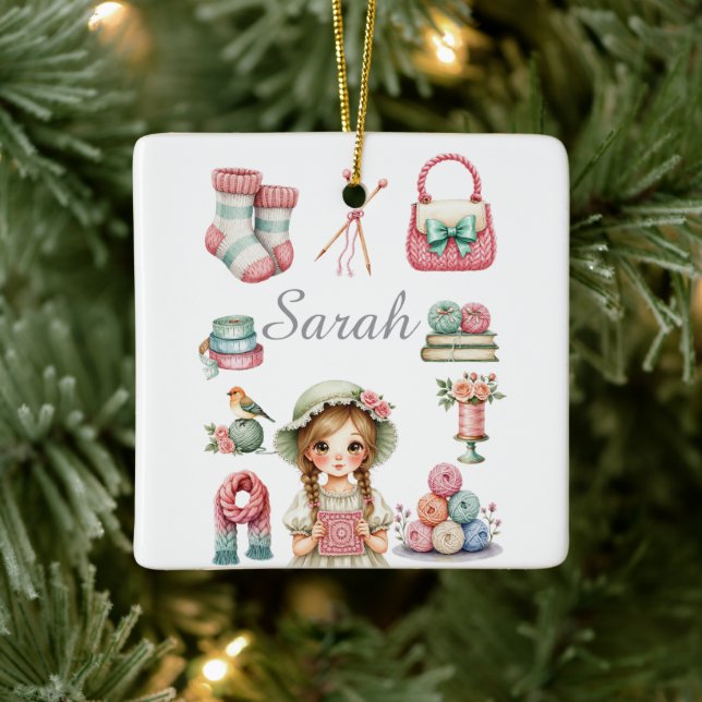 Graceful Knitting Ornament (Tree)
