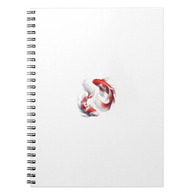 Graceful Koi Dance Notebook (Front)