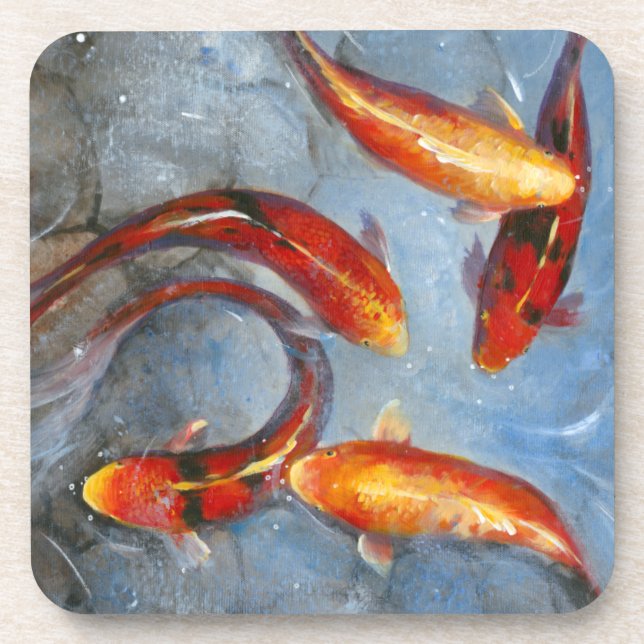 Graceful Koi I Coaster (Front)