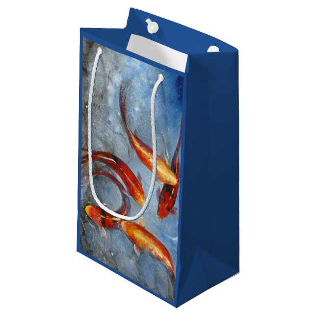 Graceful Koi I Small Gift Bag (Front Angled)