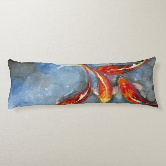 Graceful Koi II Body Pillow (Back)
