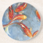 Graceful Koi II Coaster<br><div class="desc">Animals</div>
