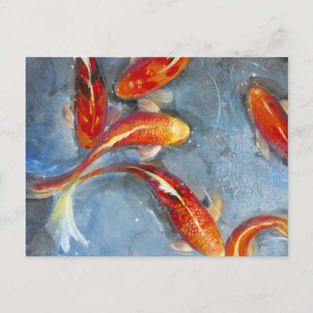 Graceful Koi II Postcard (Front)