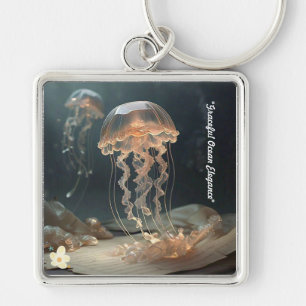 "Graceful Ocean Elegance" Keychain