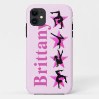 GRACEFUL PERSONALIZED GYMNASTICS IPHONE CASE