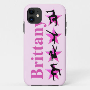 GRACEFUL PERSONALIZED GYMNASTICS IPHONE CASE