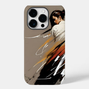 Graceful Power, Female Karate Athlete, Minimalist  Case-Mate iPhone 14 Pro Case