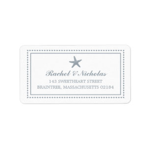 Graceful Starfish Mailing Address Label