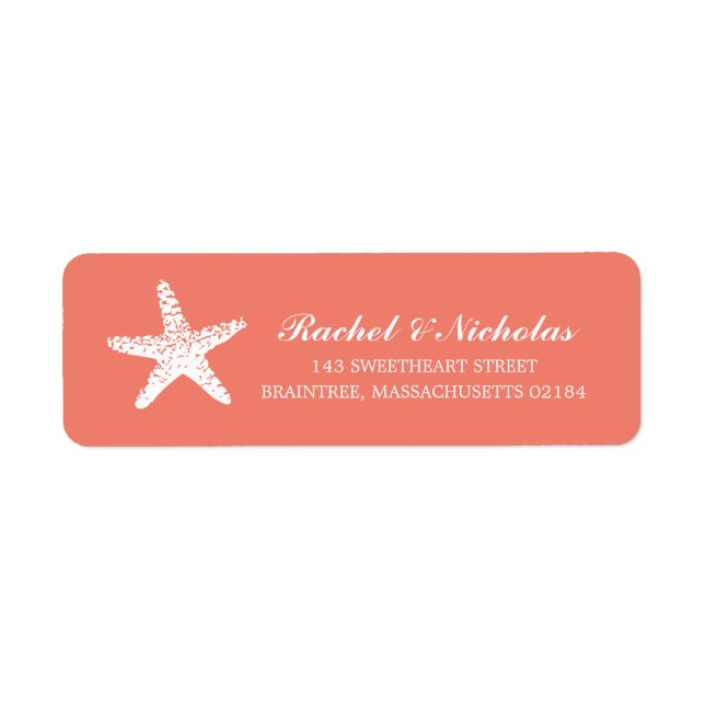 Graceful Starfish | Return Address (Front)