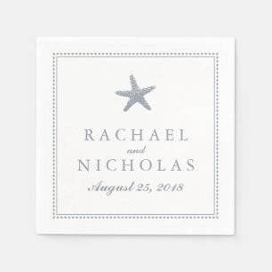 Graceful Starfish Wedding Napkin