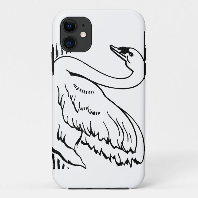 Graceful Swan Case-Mate iPhone Case (Back)