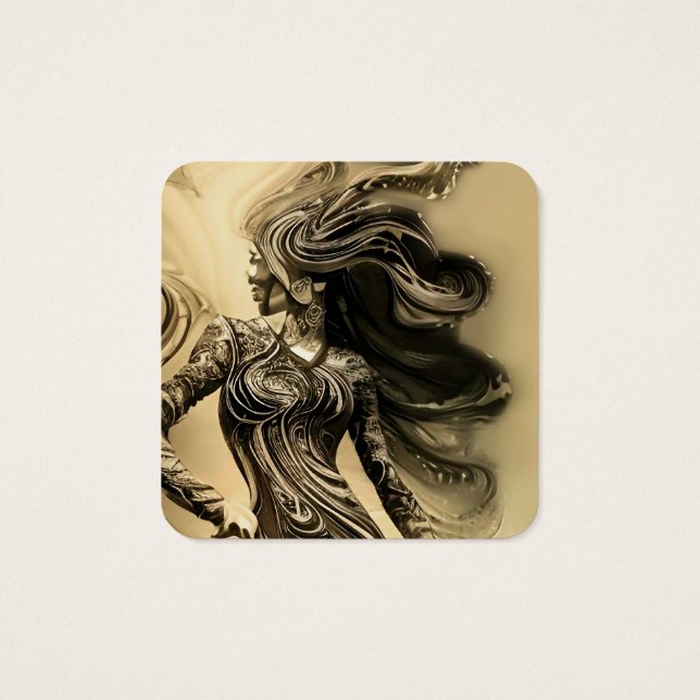 Graceful woman silhouette (Back)