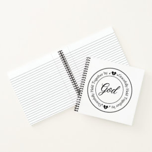 Gracefully Held Together by God Notebook