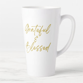 Grâces et bienheureux Tall Latte Mug