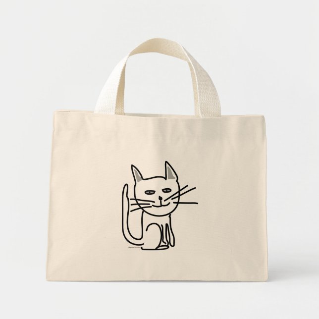 Gracey's Happy Cat Tote Bags (Front)