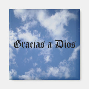 Gracias a Dios - Above All (black) Magnet