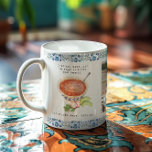 Gracias Mamá | Sopa de Letras 3 Photo Collage Coffee Mug<br><div class="desc">Celebrate the warmth of a mother's love with this custom Gracias Mamá Sopa de Letras Coffee Mug. Featuring a heartfelt "Thank you, Mom" sentiment and a playful soup-themed design, this mug is perfect for showing appreciation in a unique way. Adorned with a beautiful blue floral border, it offers three customizable...</div>