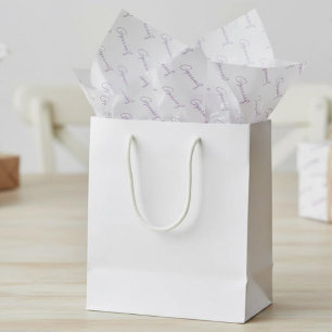 Gracias Minimal Puprle Script Custom Business Tissue Paper