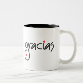 Gracias Mug Thank you Black and White