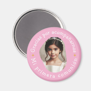 Gracias por acompañarnos mi primera comunión foto magnet