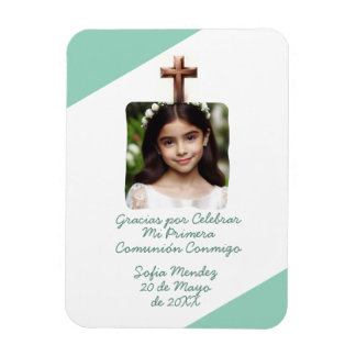 Gracias por Celebrar Mi Primera Comunión con Foto  Magnet