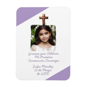Gracias por Celebrar Mi Primera Comunión con Foto  Magnet