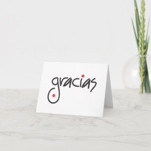 Gracias - thank you in any language