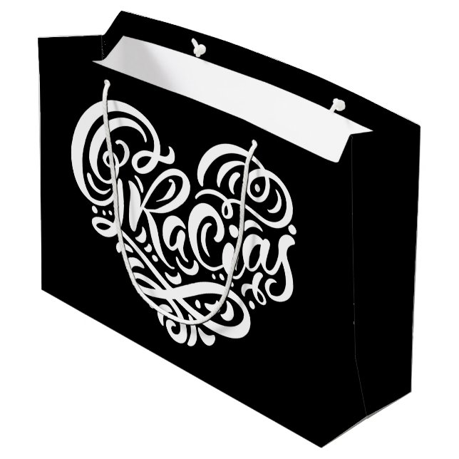 Gracias | Thank You Large Gift Bag (Back Angled)