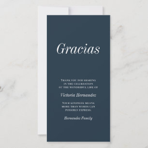 Gracias Typographie moderne Merci commémoratif