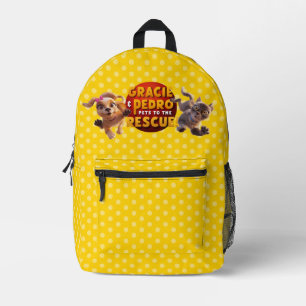 Gracie & Pedro Adventure Awaits Printed Backpack